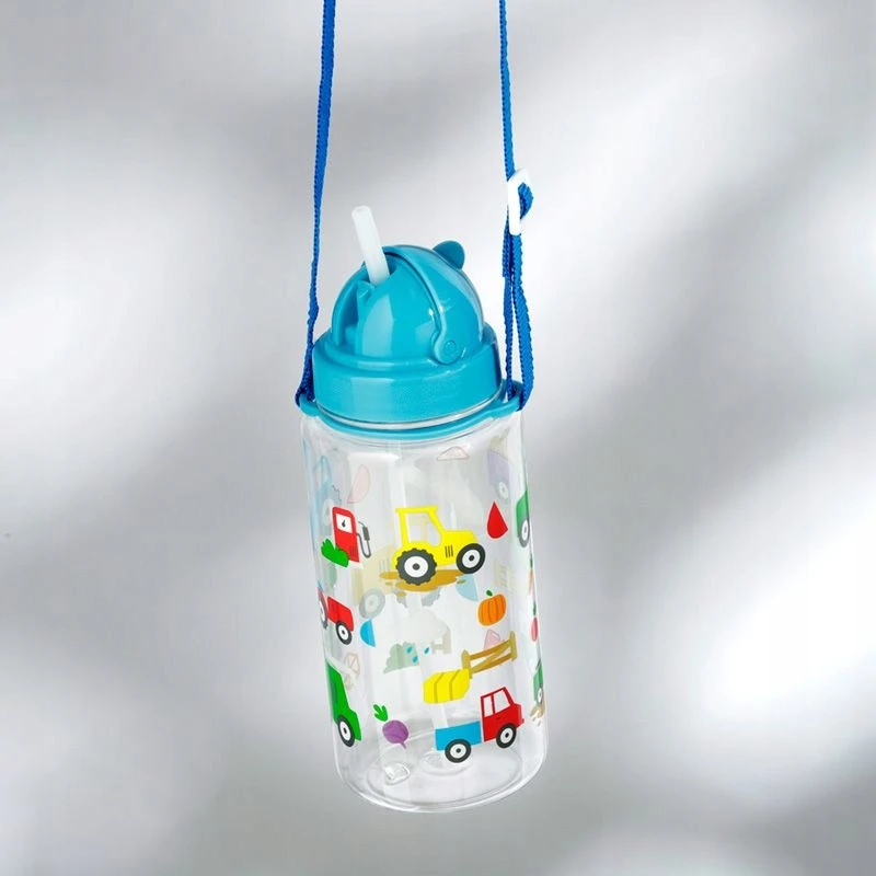 Puckator Vaikutis gertuvė su šiaudeliu 450ml "maži Traktoriai"