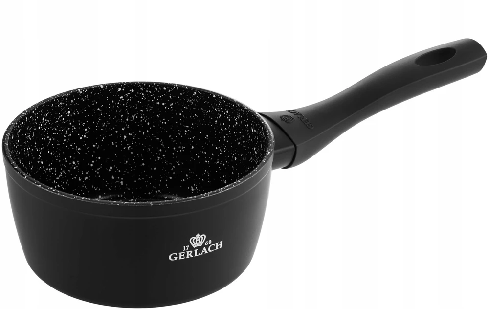 PŪDŽIO PUODAS GERLACH GRANITEX 1,5L + VIRĖJO PEILIS DARŽOVŲ LUPIJIMO PEILIS