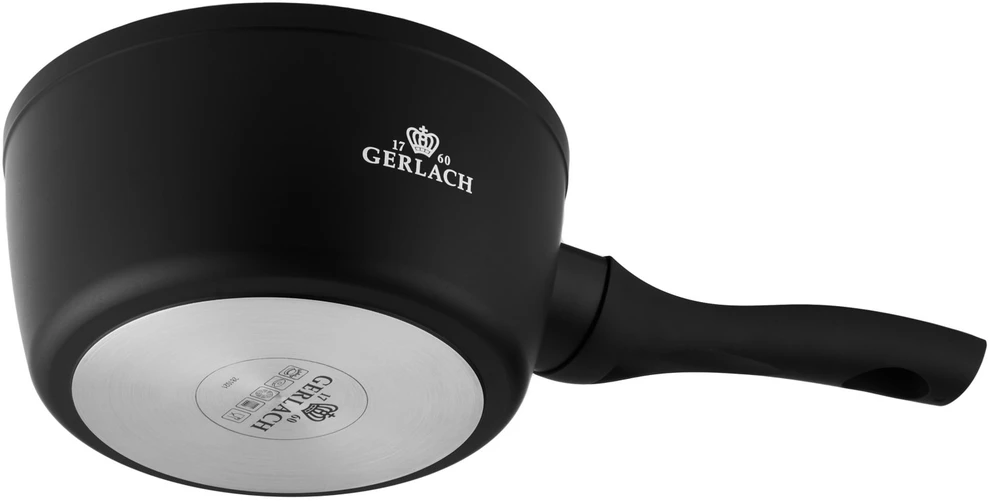 PŪDŽIO PUODAS GERLACH GRANITEX 1,5L + VIRĖJO PEILIS DARŽOVŲ LUPIJIMO PEILIS