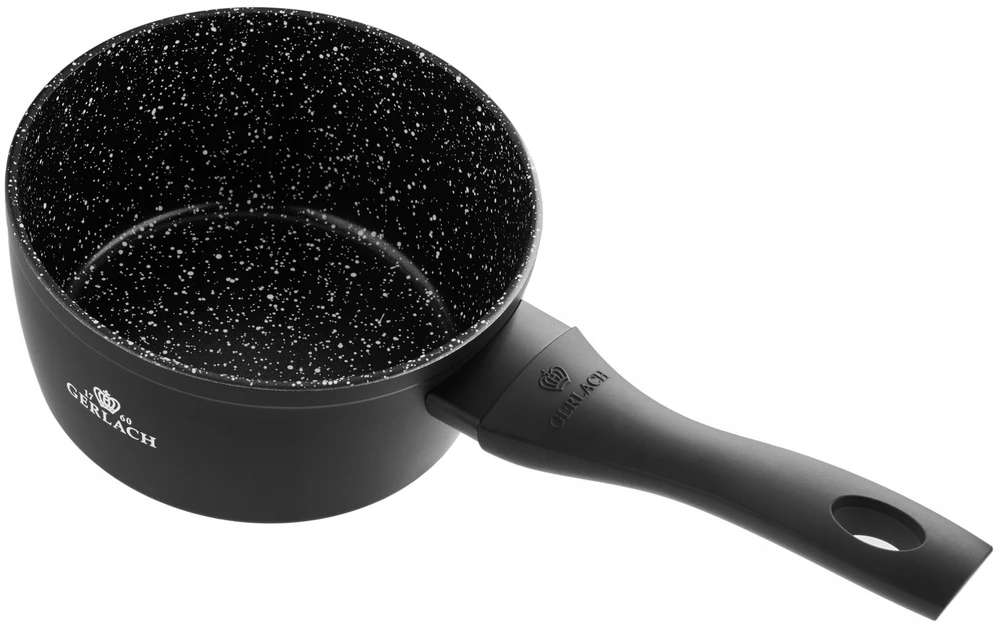 PŪDŽIO PUODAS GERLACH GRANITEX 1,5L + VIRĖJO PEILIS DARŽOVŲ LUPIJIMO PEILIS