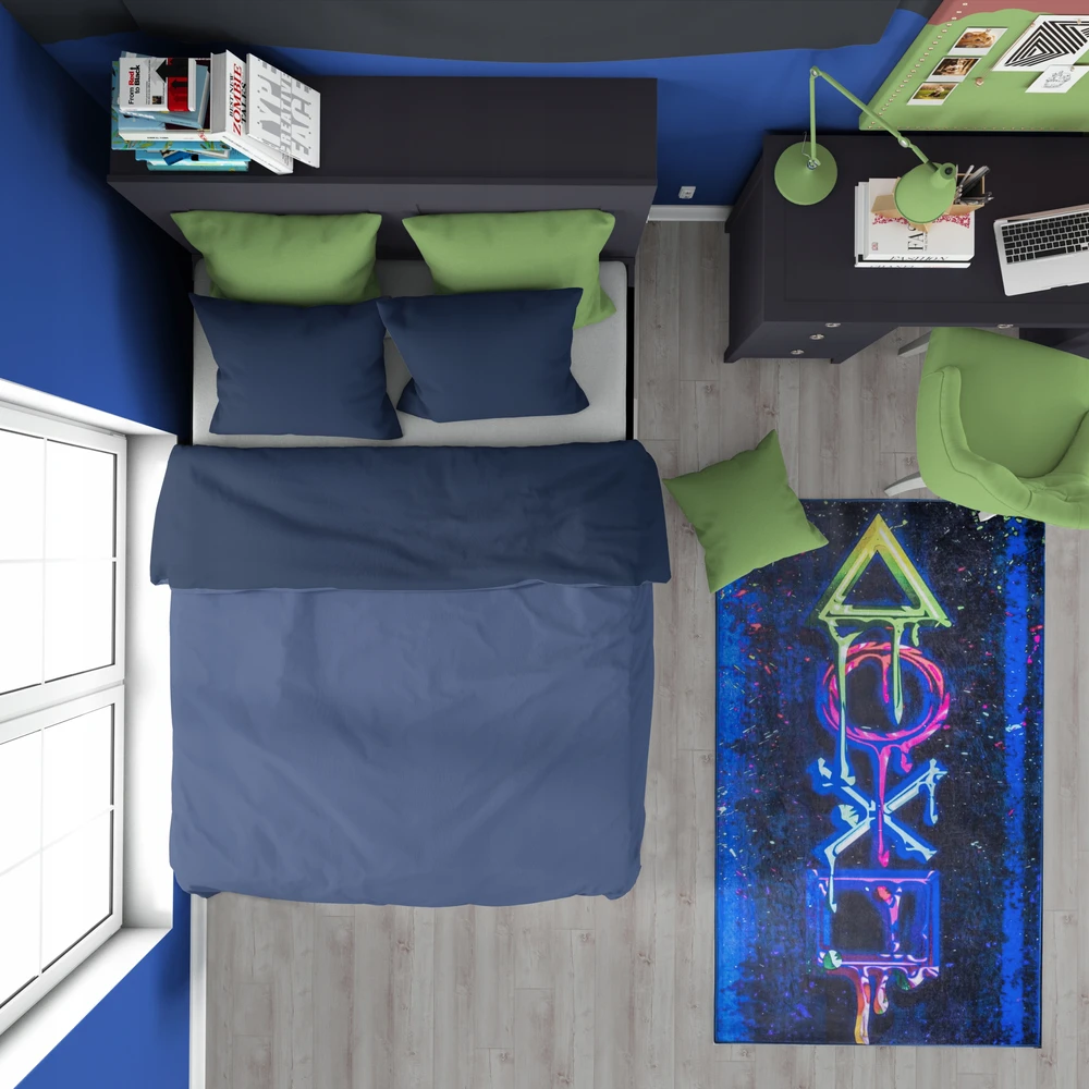 PUFFY GAMING KILIMAS PAAUGLYS 120x180 cm