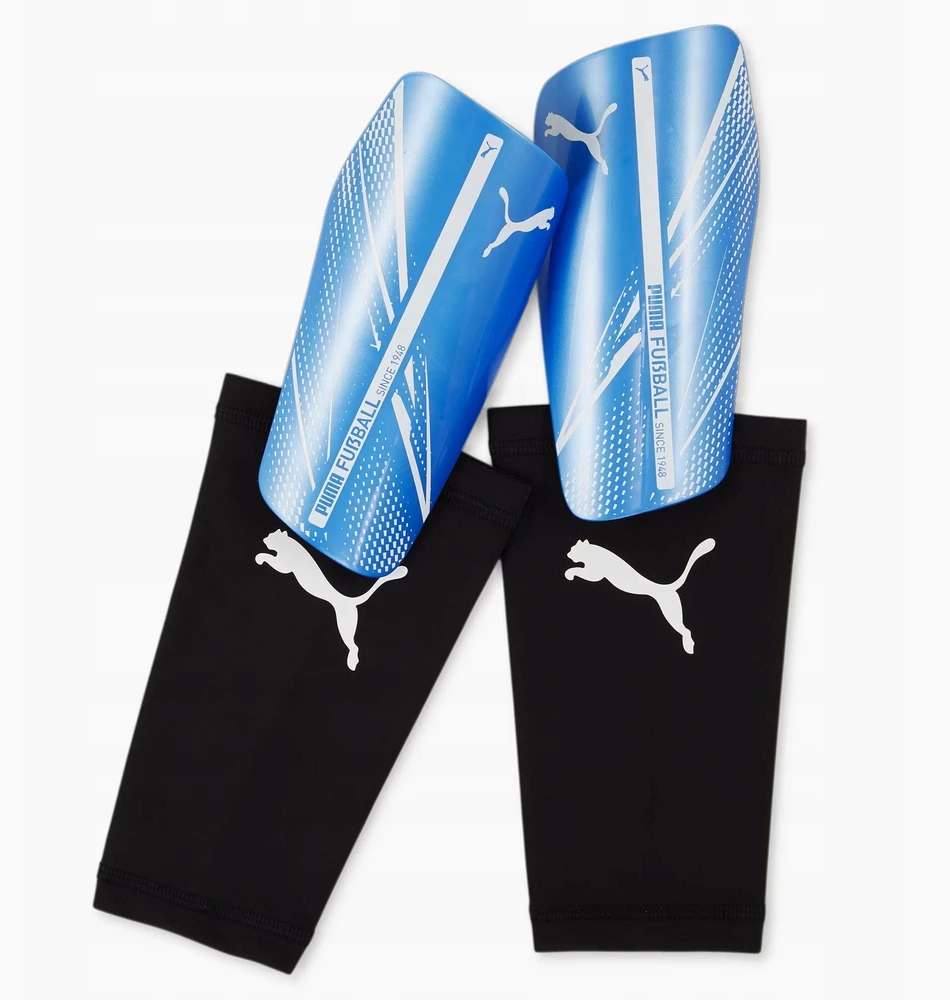 Puma Attacanto futbolo blauzdinės – mėlynos
