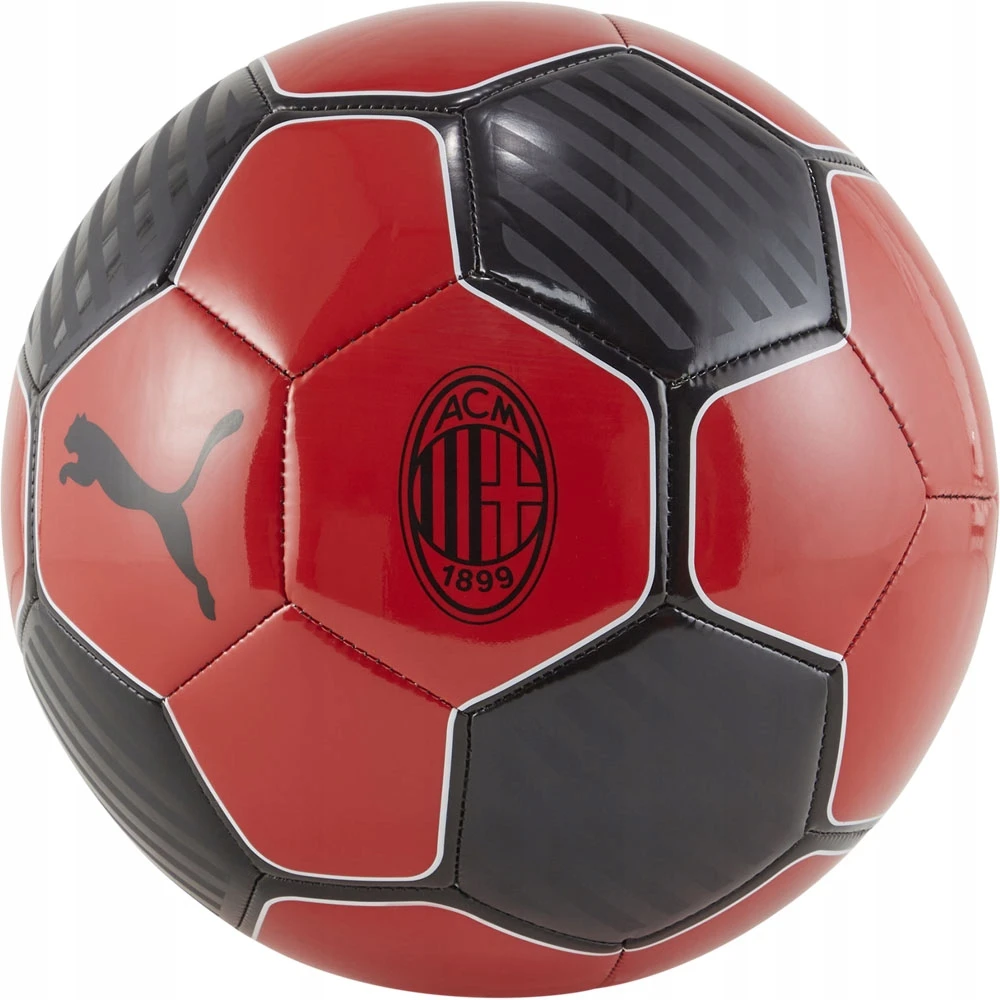 Puma Futbolo Kamuolys Acm Ess Ball For Raudona Juodas 084445 01