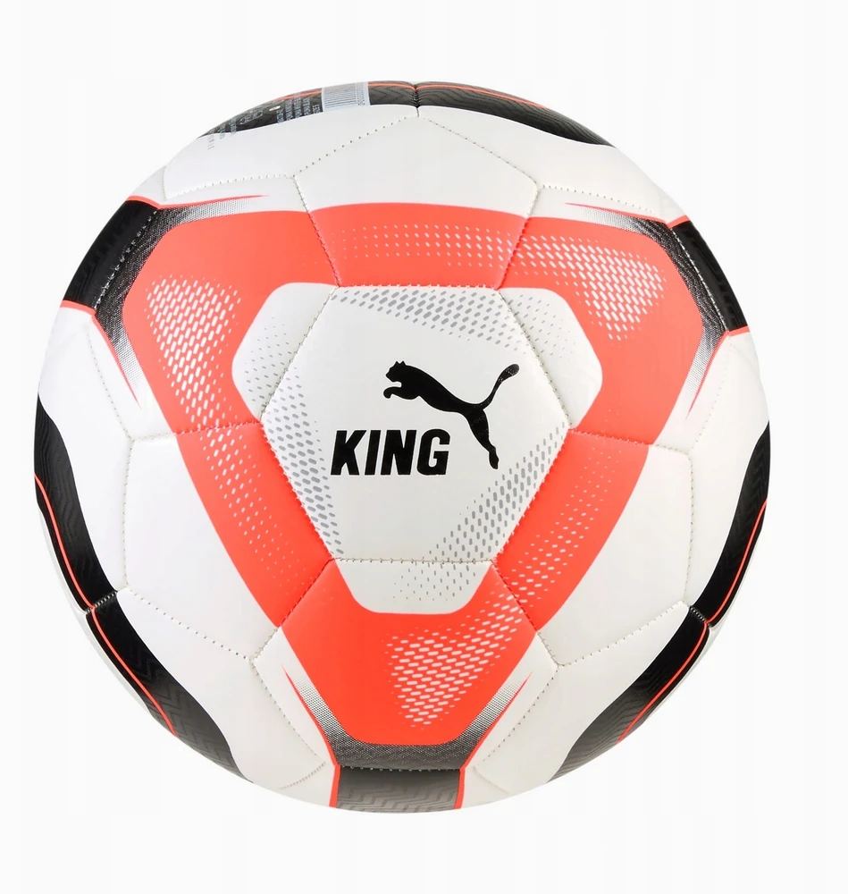 Puma Futbolo Kamuolys King Ball Baltas Oranžinis Juodas 084736 02