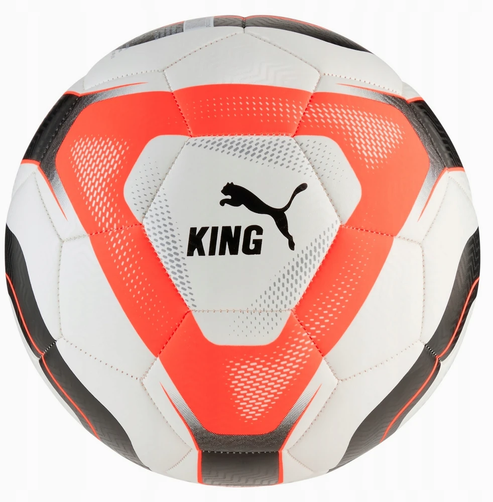 Puma Futbolo Kamuolys King Ball Baltas Oranžinis Juodas 084736 02