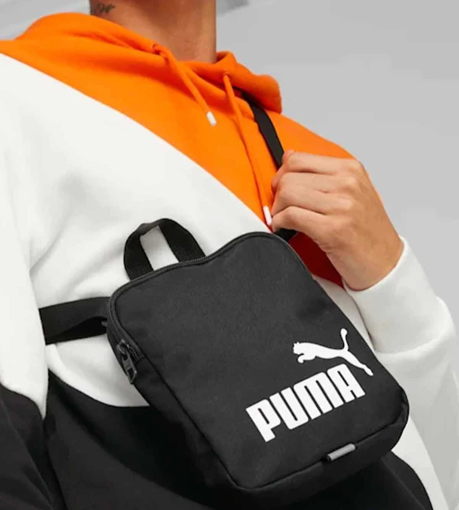 PUMA KREPŠELIS, VIENO PEČIŲ SIENINĖ KREPŠELIS, MOTERIS VYRIŠKAS TELEFONO KREPŠELIS