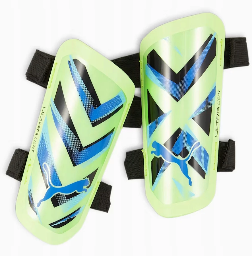 Puma Ultra Light futbolo blauzdinės - žalios