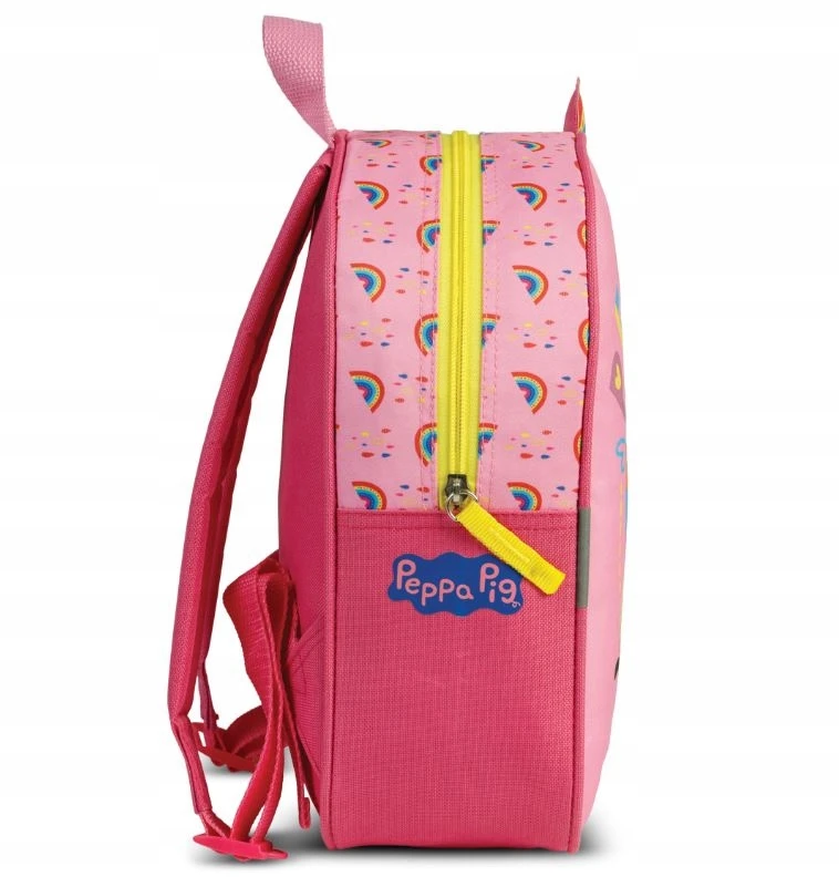 Punta Peppa Pig vaikiška mokyklinė kuprinė, rožinė, 6L