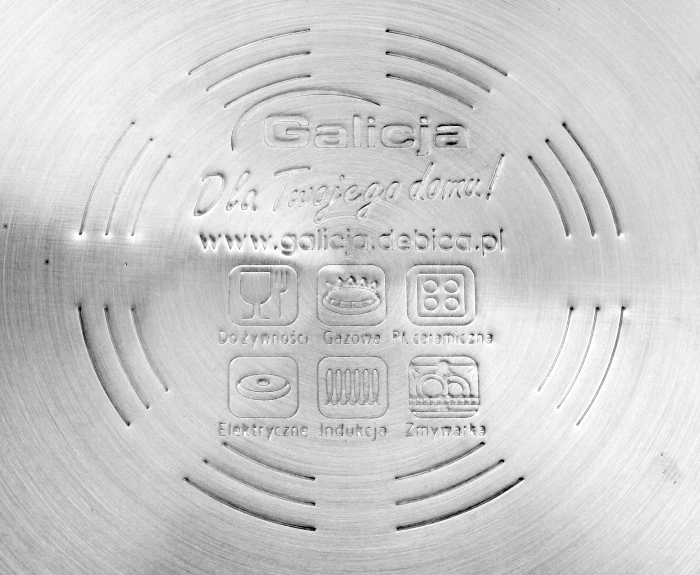 Puodai su dangčiu Primo 5,8l Galicja, nerūdijančio plieno