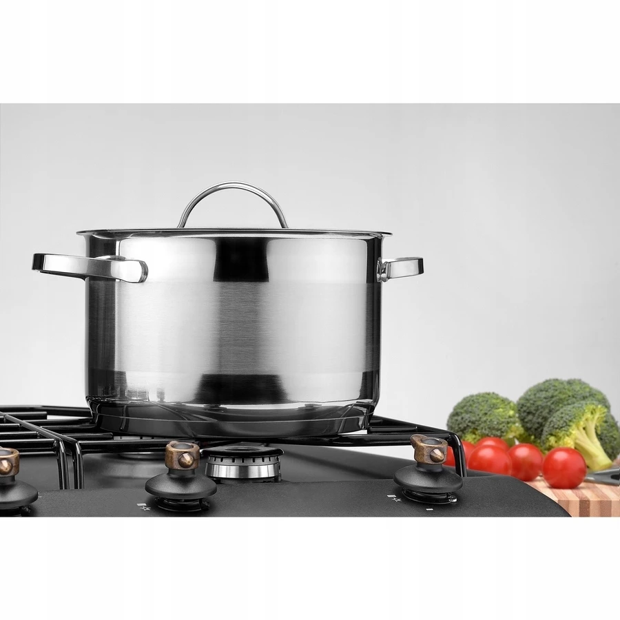 Puodas 8 L PLIENAS 18/10 MET DANGAS Starke Pro Gemini