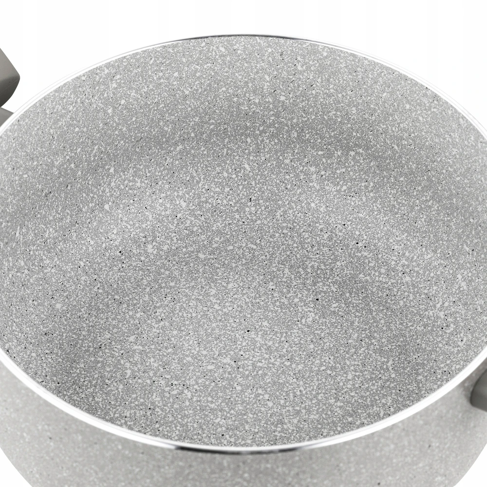 Puodas aluminiowy Florina Isla 20 cm 2,4L smėlio spalva nieprzywierający indukcija