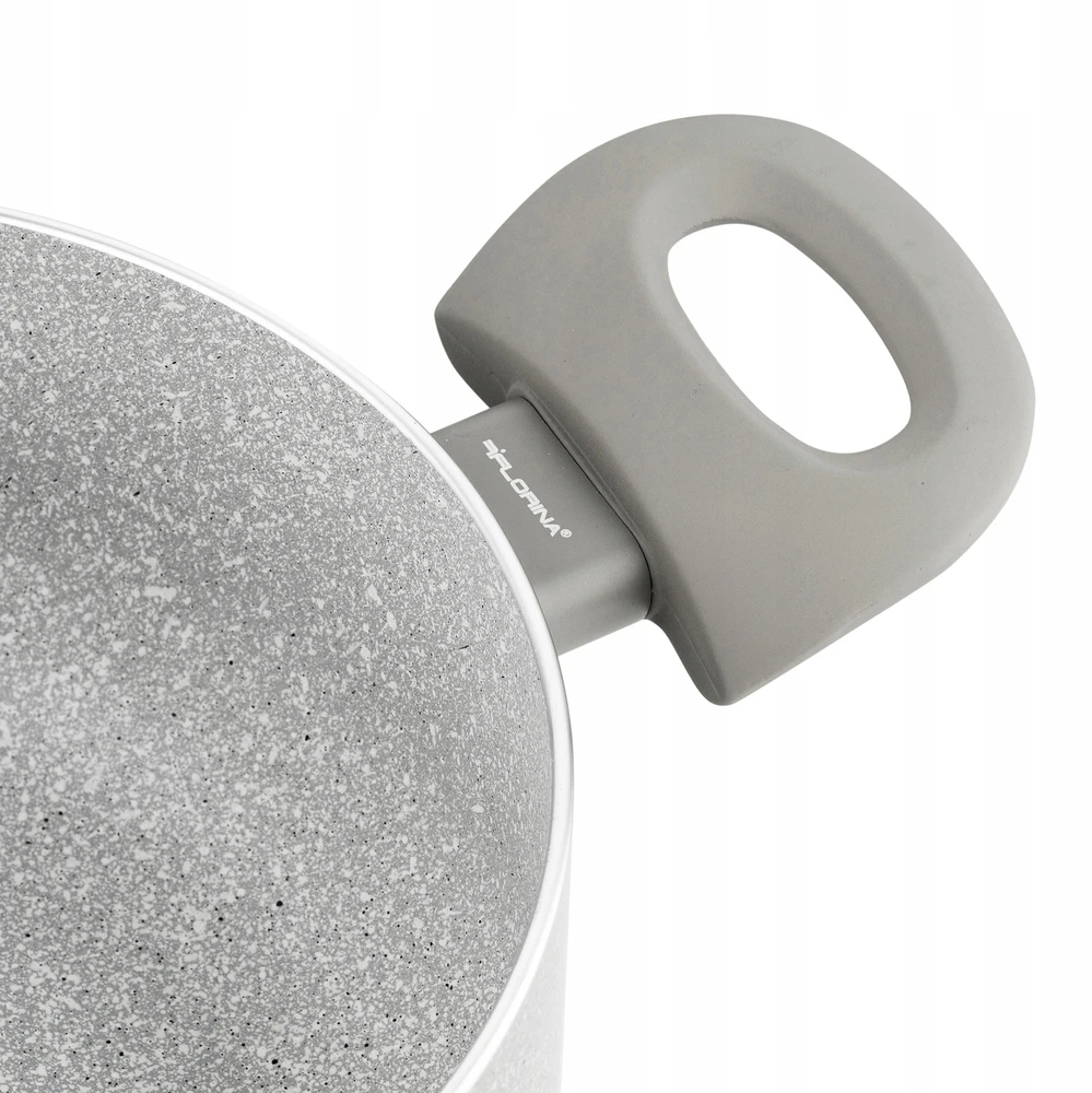 Puodas aluminiowy Florina Isla 20 cm 2,4L smėlio spalva nieprzywierający indukcija