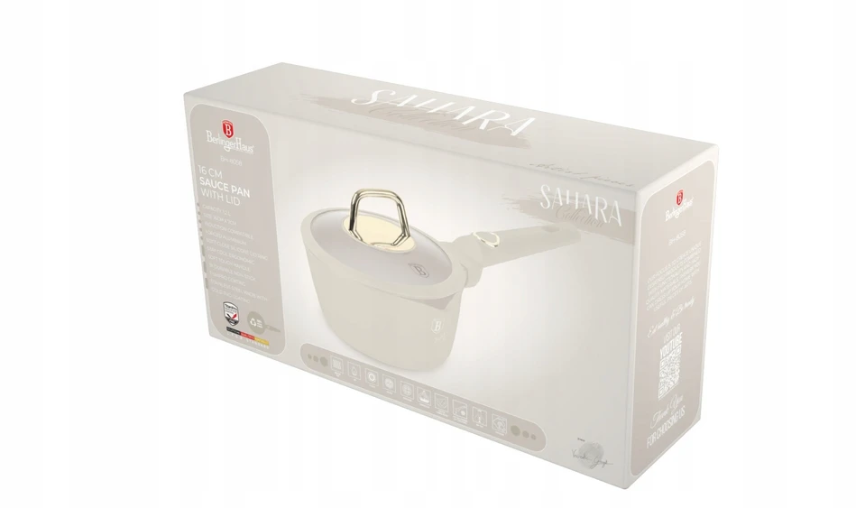 Puodas Berlinger Haus Sahara 16 cm 1,2L su dangteliu TitanPro BH-8058