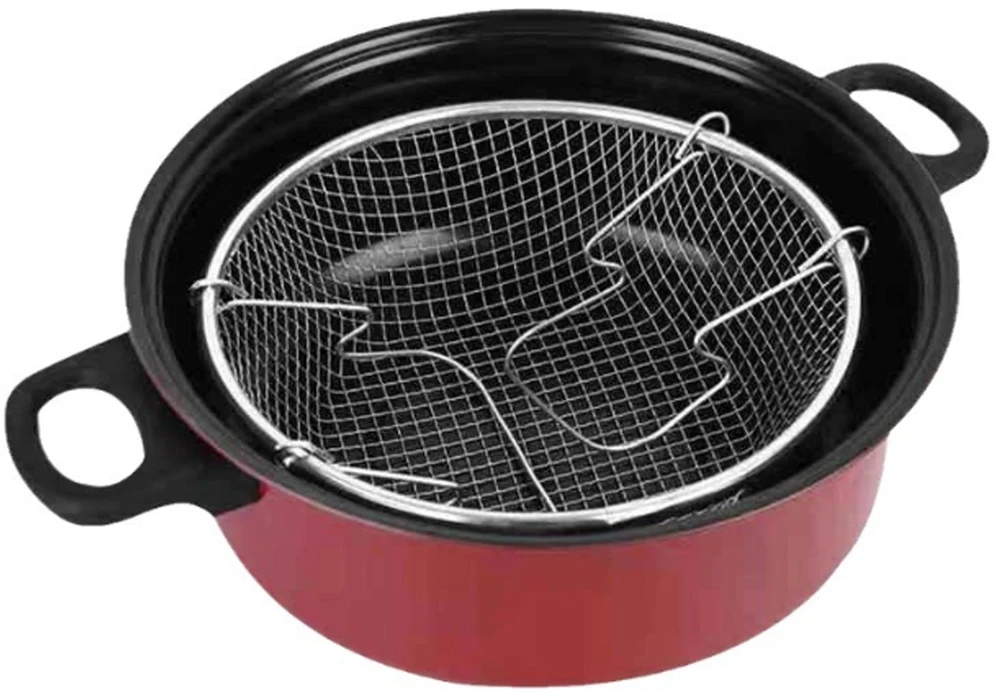 PUODAS BULVYTĖMS IR VIŠTAI 24 cm SU filtru ir stikliniu dangčiu