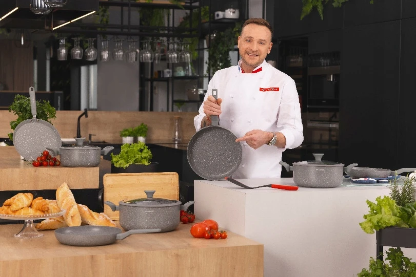 Puodas Florina Pierre 16 cm 1,2 l, Mateusz Gessler pilkas su dangteliu