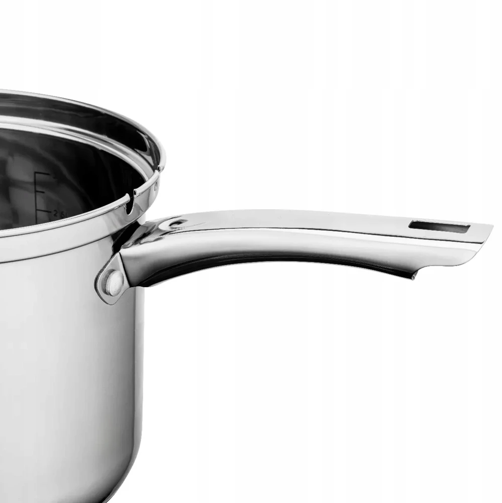 Puodas FRIES, grynuoliams, makaronams + sietelis, Altom Design Fabio garintuvas, 3,6 l