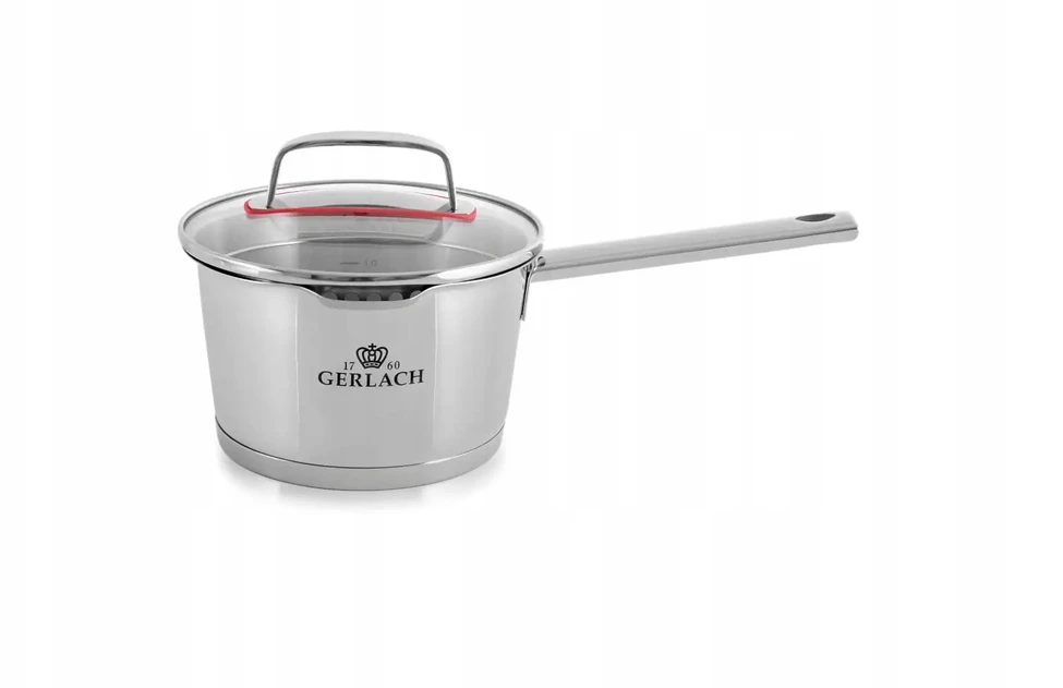 Puodas GERLACH SUPERIOR 1,5 l su dangteliu 16 cm / nerūdijantis plienas