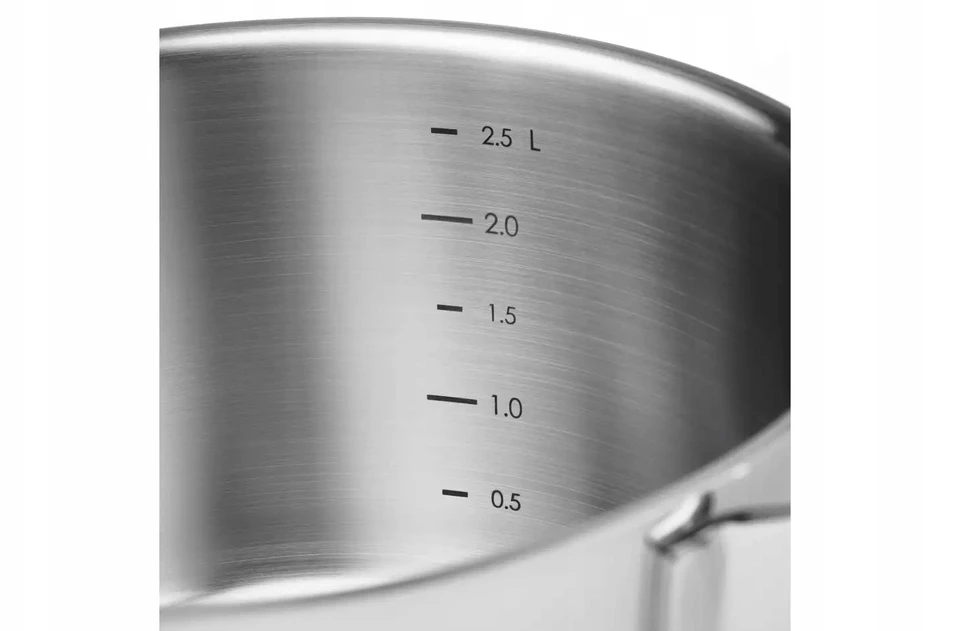 Puodas GERLACH SUPERIOR 2,5 l su dangčiu 20 cm / nerūdijantis plienas
