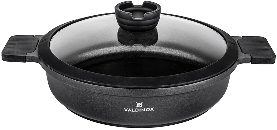 Valdinox Expert puodas 28 cm su dangčiu 3,5 l
