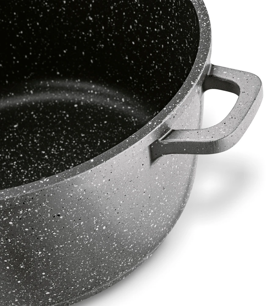 PUODAS INDUKCIJA Nelipnus DIDELIS Konighoffer Pollo Pilkas 6,3 l 28cm