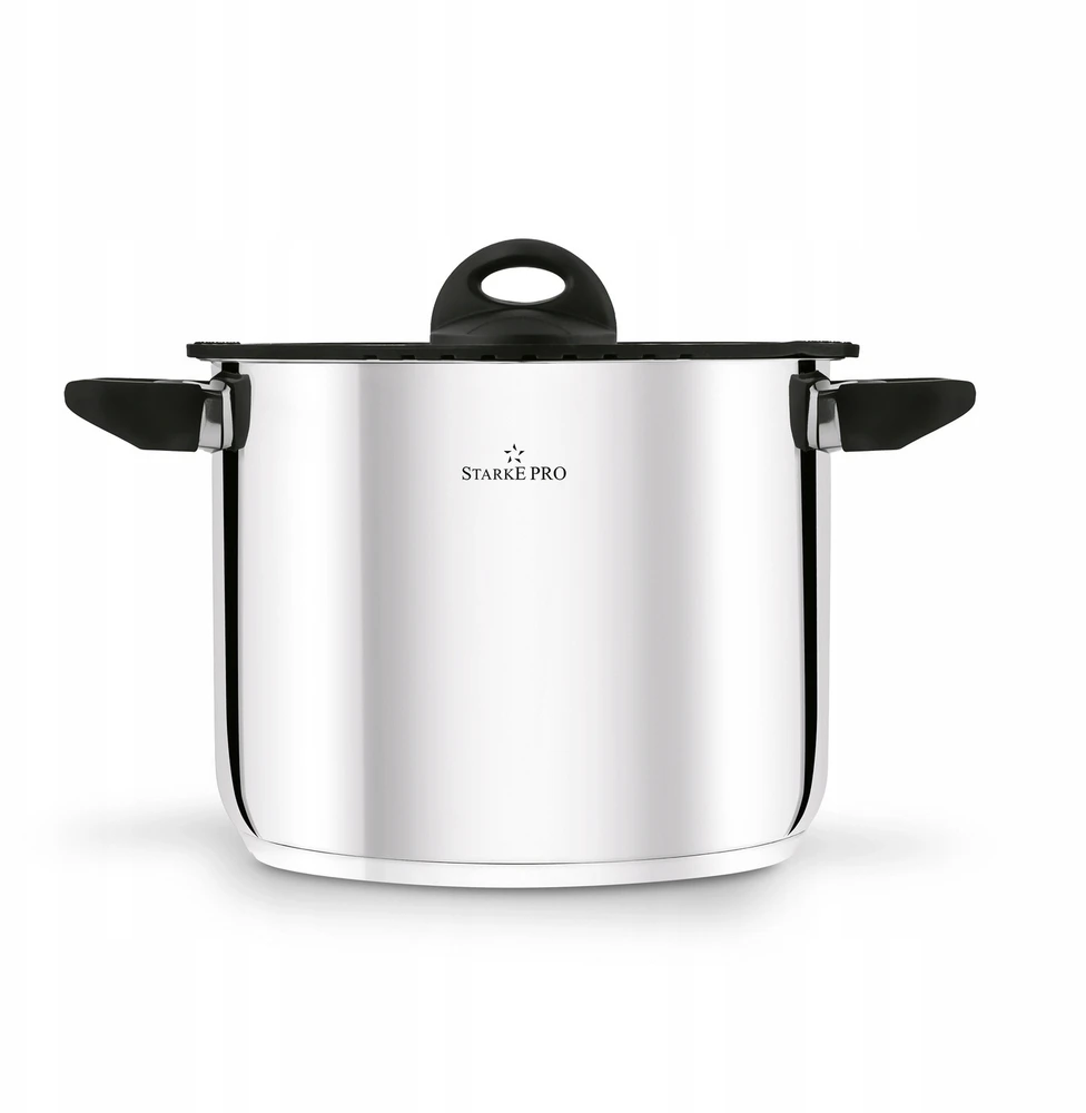 PUODAS INDUKCINIS Aukštas plieno DIDELIS ĮTEMPIMAS Starke Pro Sante 8.5L 24cm