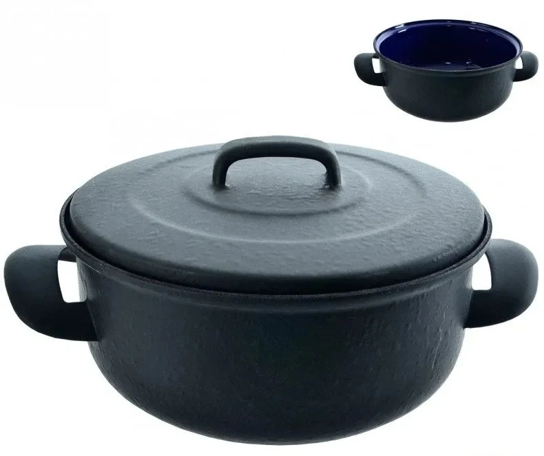 Belis Puodas emaliuotas su dangčiu 24 cm, 4 l