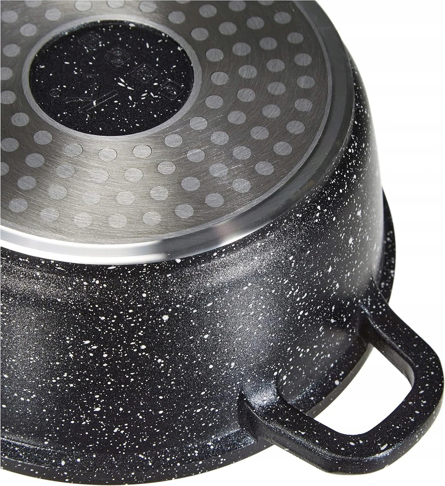 Puodas Kamberg 32 cm odlew aluminiowy danga kamienna indukcija bez PFOA