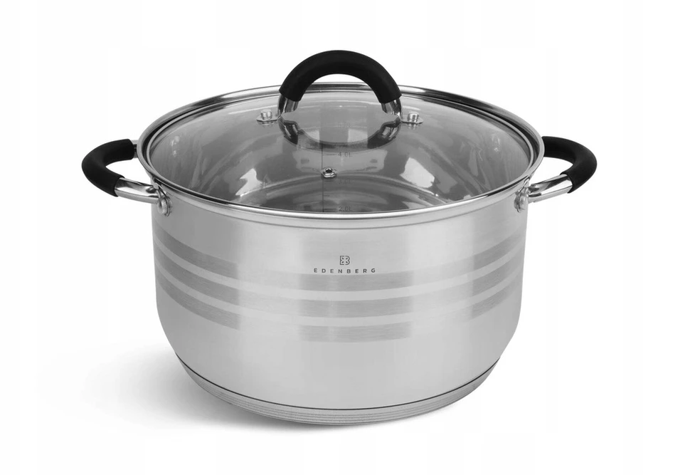 PUODAS KOKYBĖS PLIENAS 18/10 NEŠILTOS RANENENOS 2,6L EDENBERG
