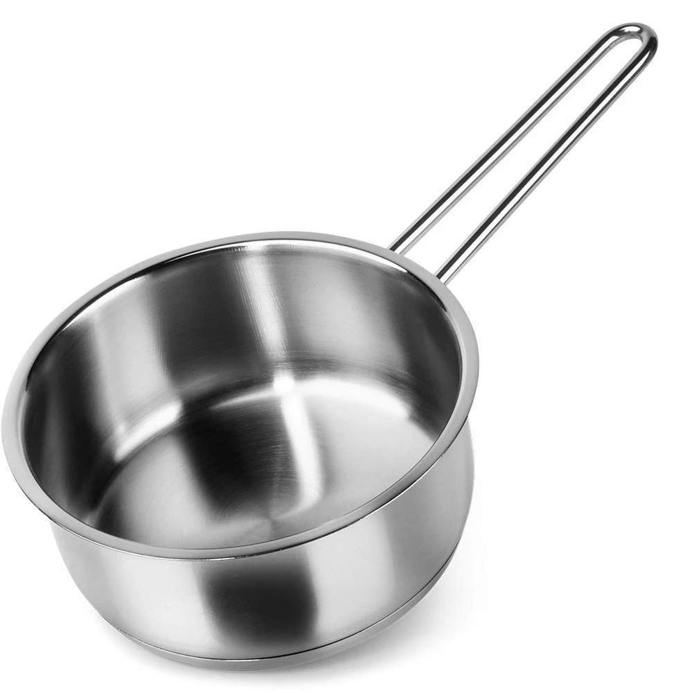 Puodas, mažas puodas su ilga rankena, nerūdijantis plienas, 16 cm, 1,25