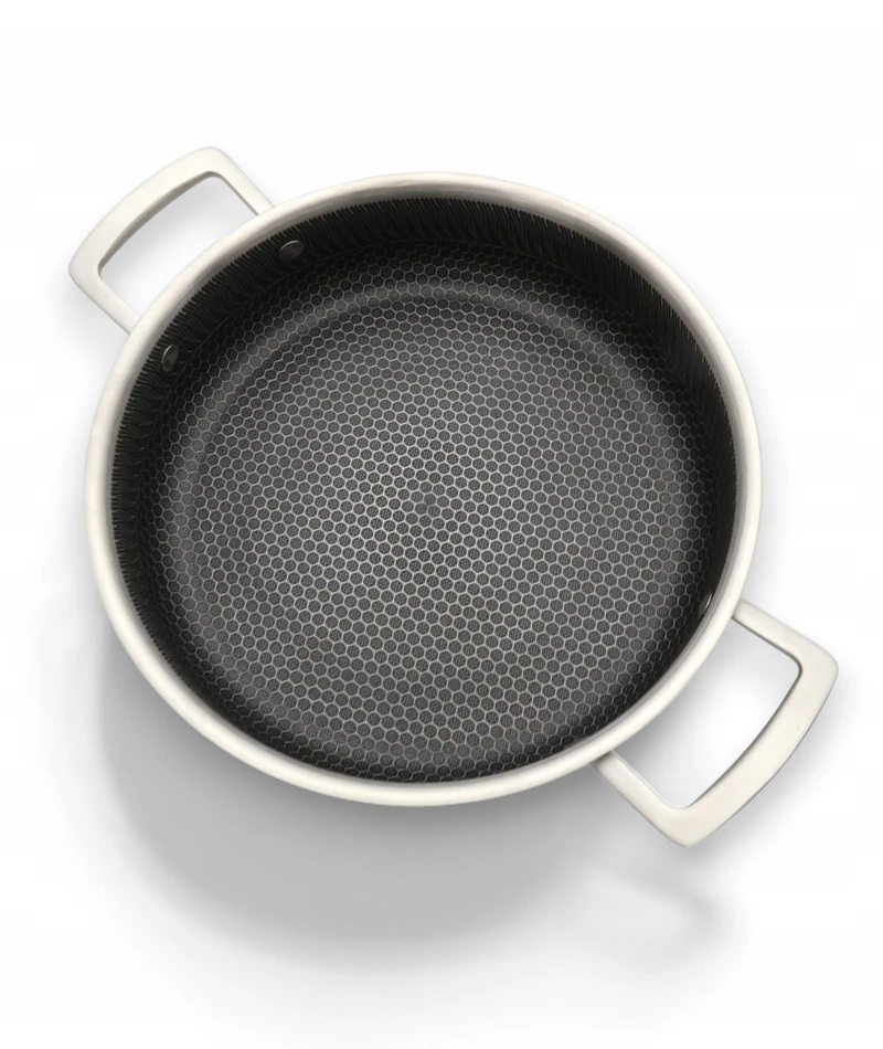 PUODAS NERŪDIJANČIO PLIENO MEDŽIAGAS 28 CM MASTERPAN dangtelis žemas