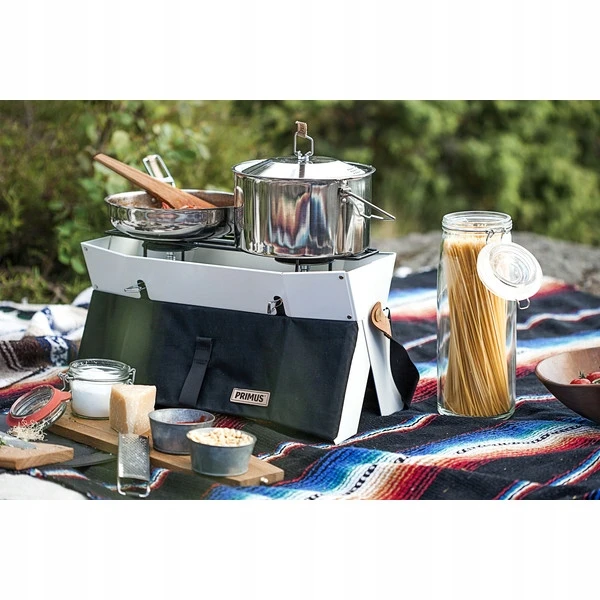 Švedija Puodas Primus Campfire Cookset stainless steel large