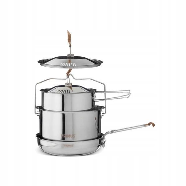 Švedija Puodas Primus Campfire Cookset stainless steel large