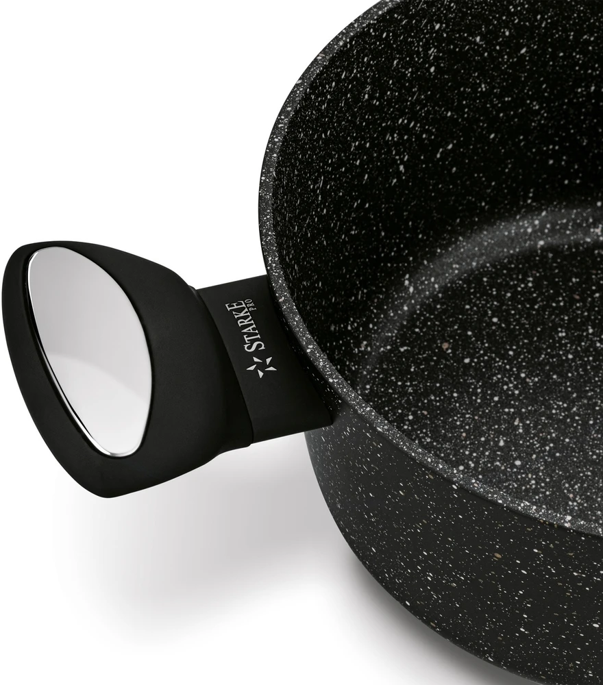 PUODAS su DANČIO indukcija Aliuminio dujos Starke Pro Strappo Marble 1,2 l
