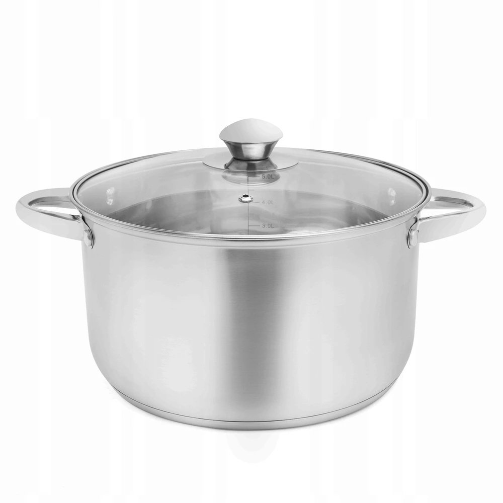 PUODAS su DANČIU plieniniu TRADITIONAL indukcinėmis DUJOS Tadar Cori 24 cm 6 l