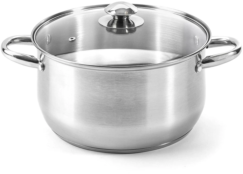PUODAS su DANČIU plieniniu TRADITIONAL indukcinėmis DUJOS Tadar Cori 24 cm 6 l