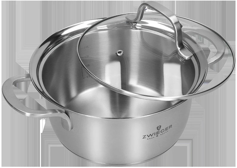 Puodas su dangčiu 18 cm Sferic Zwieger