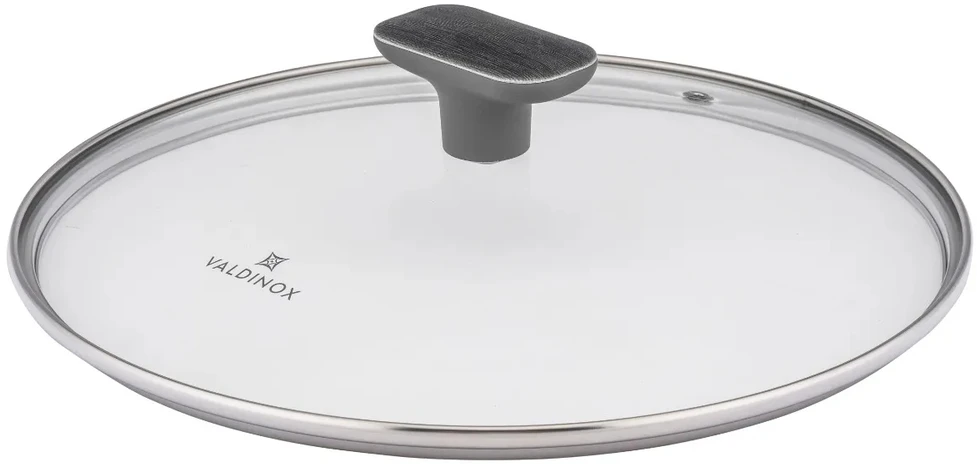 Puodas su dangčiu 2,6l, žemas puodas 26cm, nepridegantis Valdinox Modern