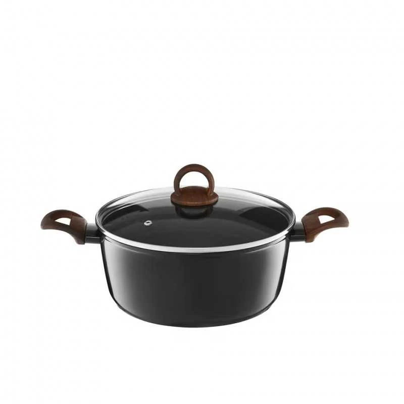 Puodas su dangčiu D20 cm 2,3 l aliuminis DARKWOOD Ambition 29464