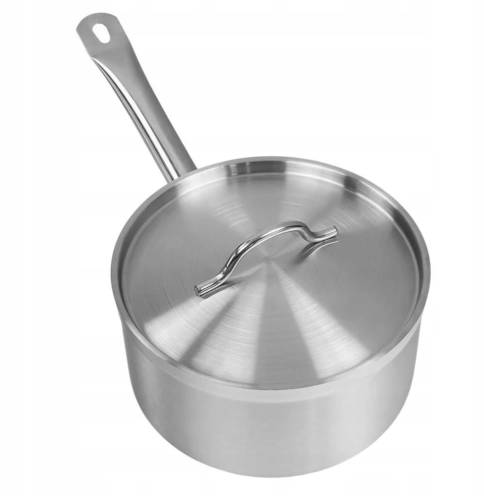 Puodas su dangčiu, indukcinis, 5L, nerūdijantis plienas, 22cm Mega-M PRO
