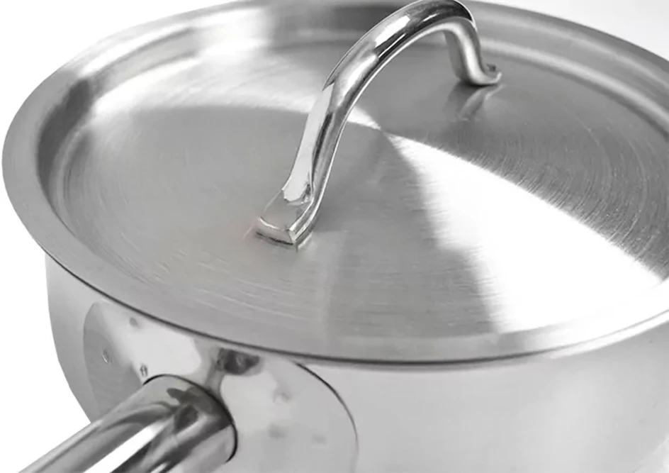 Puodas su dangčiu, indukcinis 9,8 l, nerūdijantis plienas, 28 cm Mega-M
