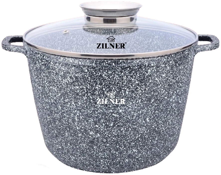 Puodas su dangčiu Zilner, 10 l.