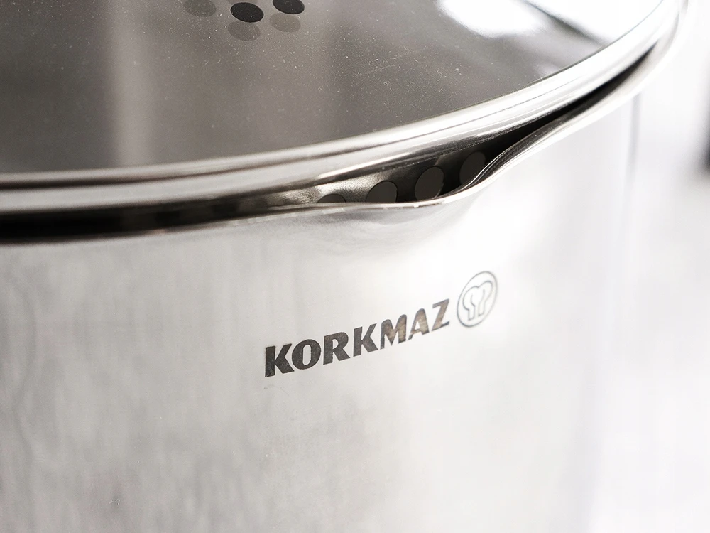 Puodas su dangteliu 1,6L 16 cm x 8 cm - Korkmaz Steama A1990