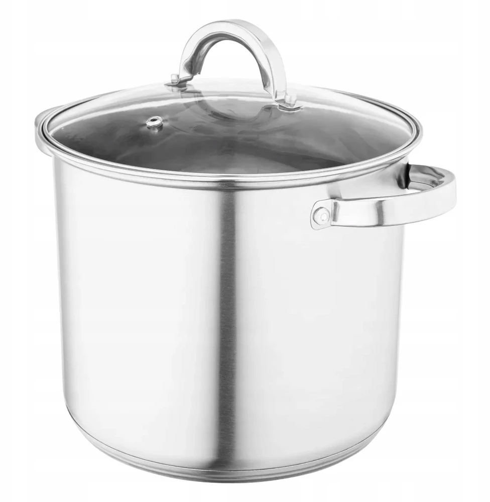 Puodas su dangteliu, 22 cm aukščio, plieno, dujų indukcija, Altom Design Fabio, 7 l