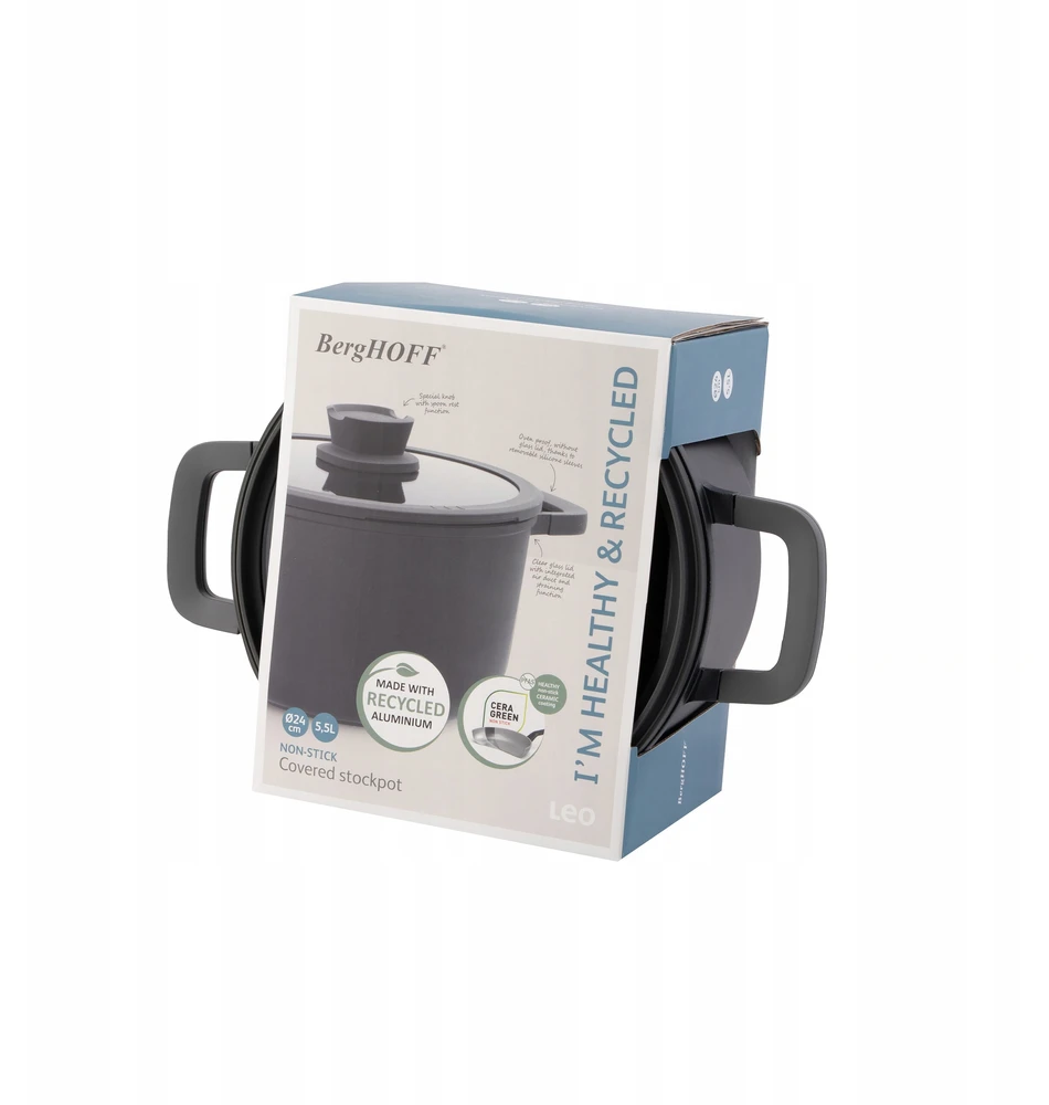 Puodas BergHOFF Stone+, 24 cm, 5.6 l