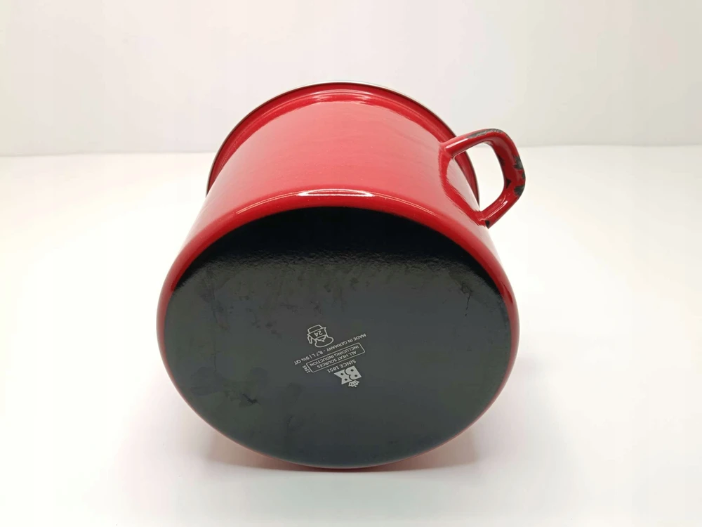 Puodas su dangteliu, BK Holland Indigo Pot, raudonas, 8,7 l (DEFEKTAS)