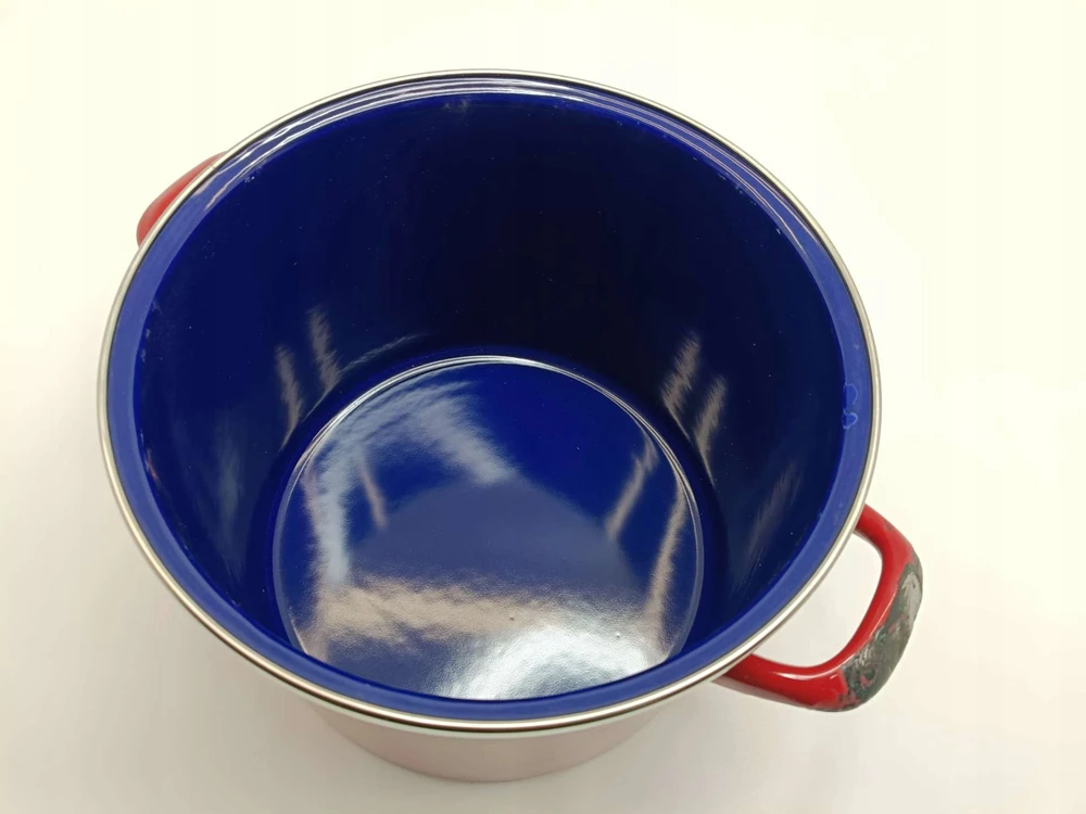 Puodas su dangteliu, BK Holland Indigo Pot, raudonas, 8,7 l (DEFEKTAS)