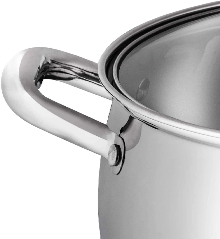 Puodas su dangteliu Dujų indukcinis Lamart SHAPE LT1161 4.7L Nerūdijantis plienas
