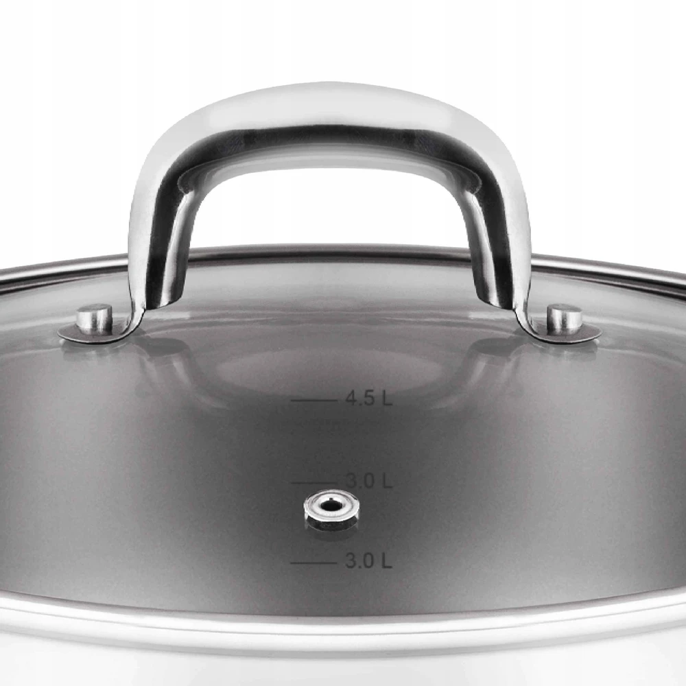Puodas su dangteliu Dujų indukcinis Lamart SHAPE LT1161 4.7L Nerūdijantis plienas