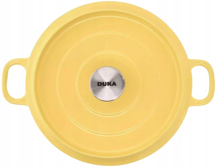Puodas su dangteliu Duka Bjorn geltonasis ketus 4200 ml