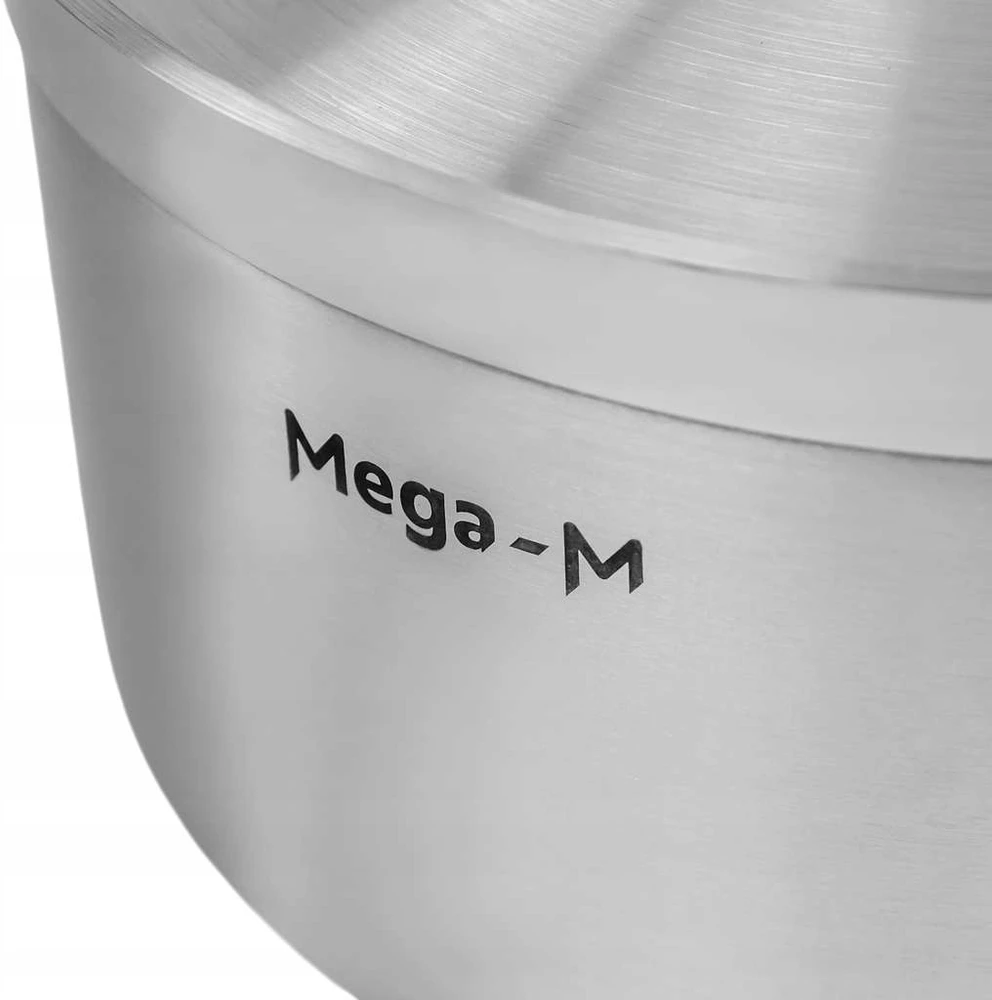 Puodas su dangteliu, indukcinis 8L, nerūdijantis plienas, 26cm Mega-M PRO